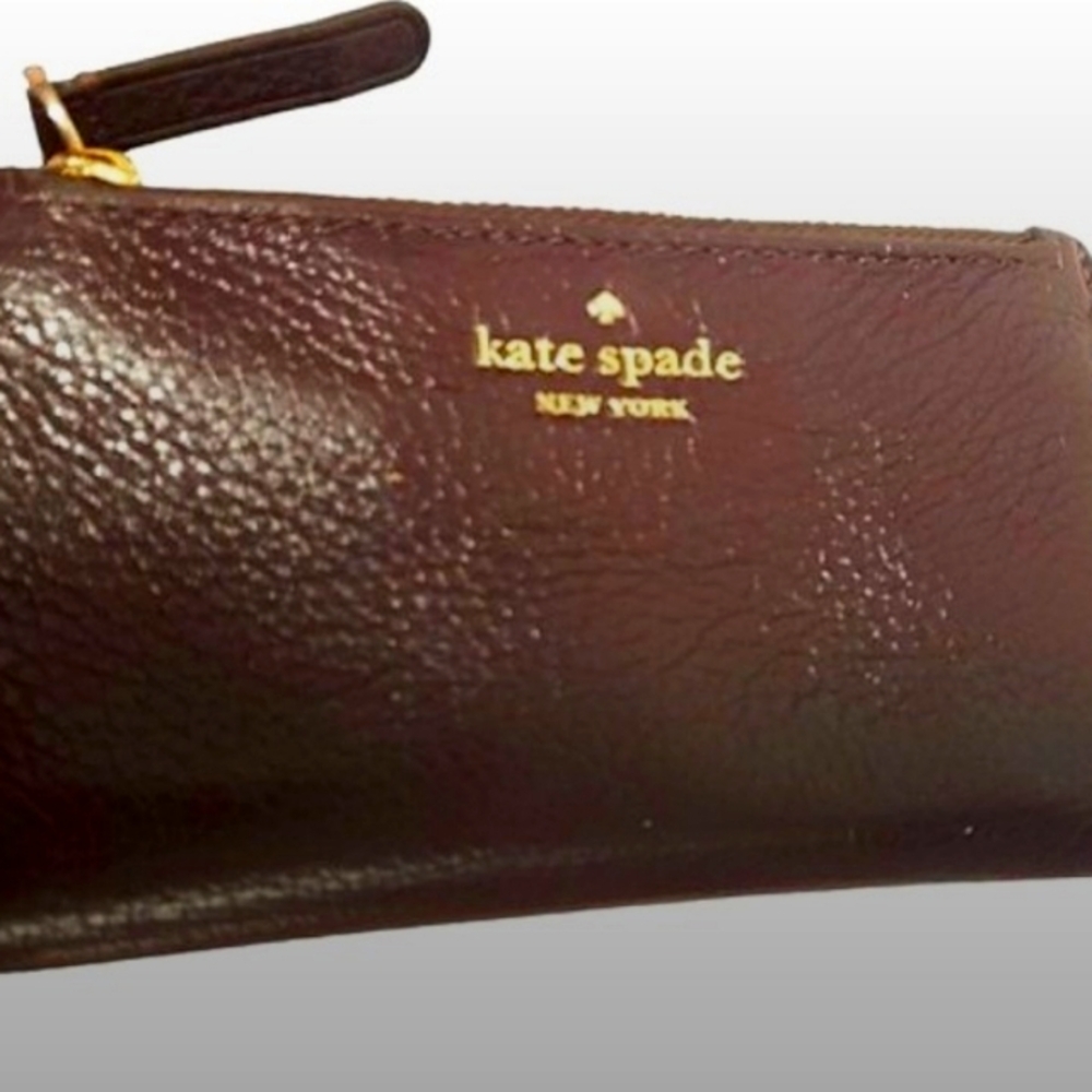 Kate Spade New York Burgundy wallet.
